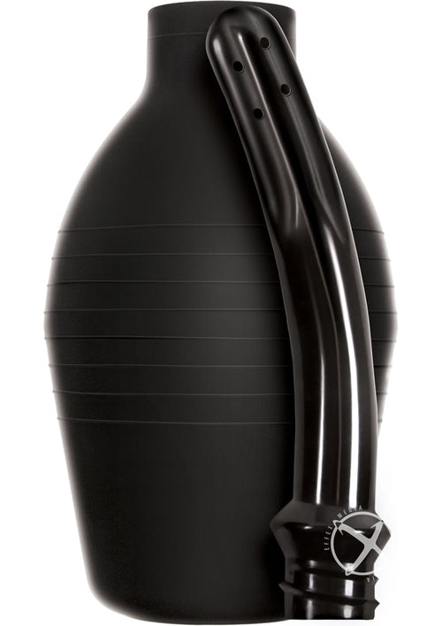 Load image 1 in gallery view. Renegade Body Cleanser Silicone Enema - Black
