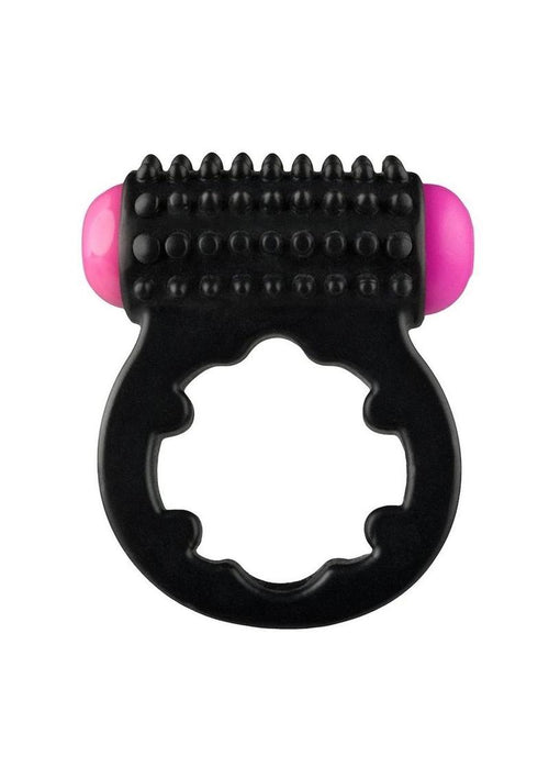 Load image 1 in gallery view. Rock Candy Sugar Buzz Vibrating Cock Ring - Black