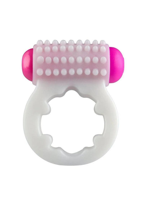 Load image 1 in gallery view. Rock Candy Sugar Buzz Vibrating Cock Ring - White