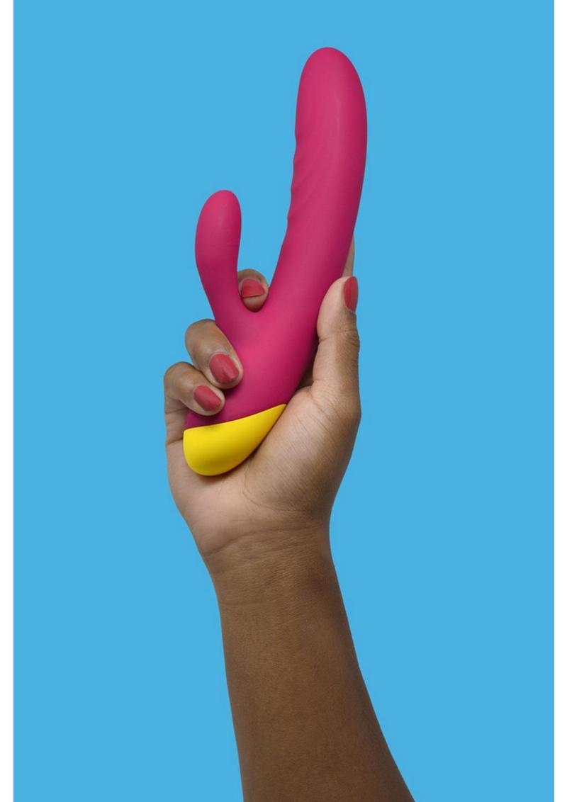Romp Jazz Rechargeable Silicone Rabbit Vibrator Romp