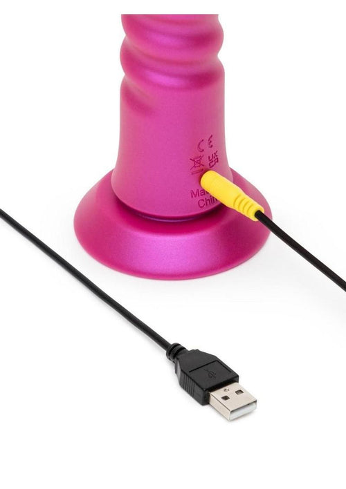 Load image 1 in gallery view. Jiggle Rechargeable Silicone Thrusting Vibrating Dildo with Suction Cup Romp