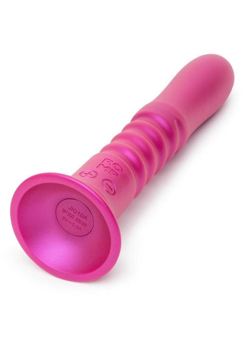 Load image 1 in gallery view. Jiggle Rechargeable Silicone Thrusting Vibrating Dildo with Suction Cup Romp