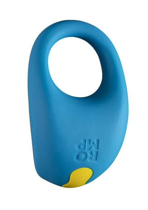 Load image 1 in gallery view. Romp Juke Rechargeable Silicone Cock Ring - Blue
