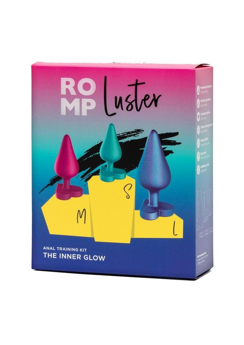 Load image 1 in gallery view. Romp Luster Silicone Anal Plug - Pink/Purple