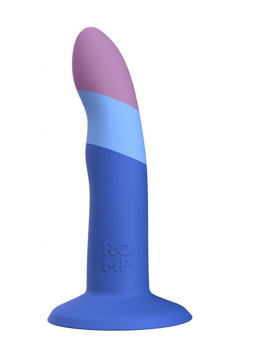 Load image 1 in gallery view. Romp Piccolo Silicone Dildo - Blue/Purple