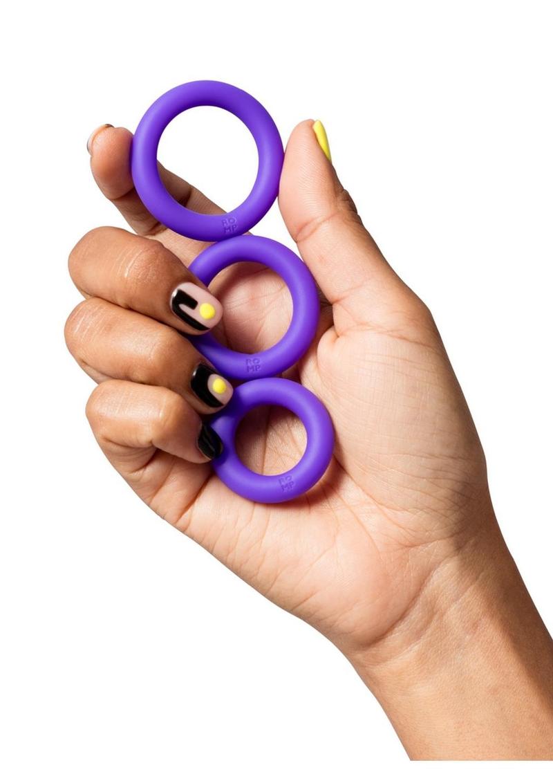 Romp Remix Trio Silicone Cock Rings Romp
