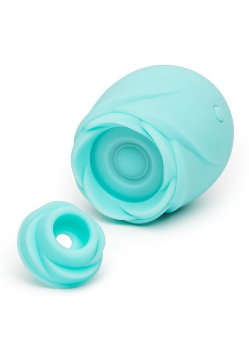 Load image 1 in gallery view. Romp Rose Glow Rechargeable Silicone Glow In The Dark Air Clitoral Stimulator