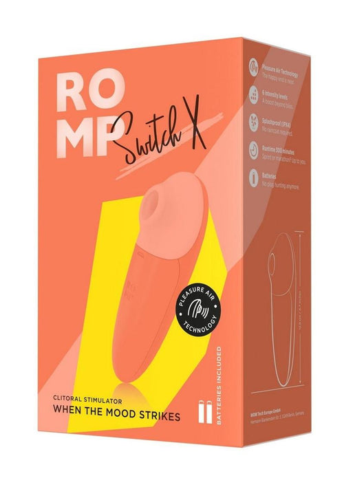 Load image 1 in gallery view. Romp Switch X Clitoral Air Stimulator - Orange