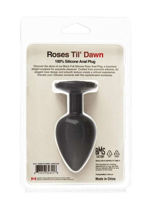 Load image 1 in gallery view. Roses Til Dawn Silicone Butt Plug BMS Factory