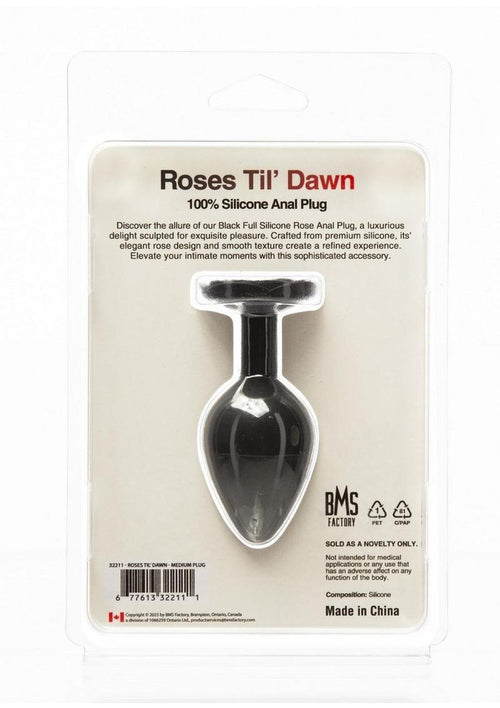 Load image 1 in gallery view. Roses Til Dawn Silicone Butt Plug BMS Factory
