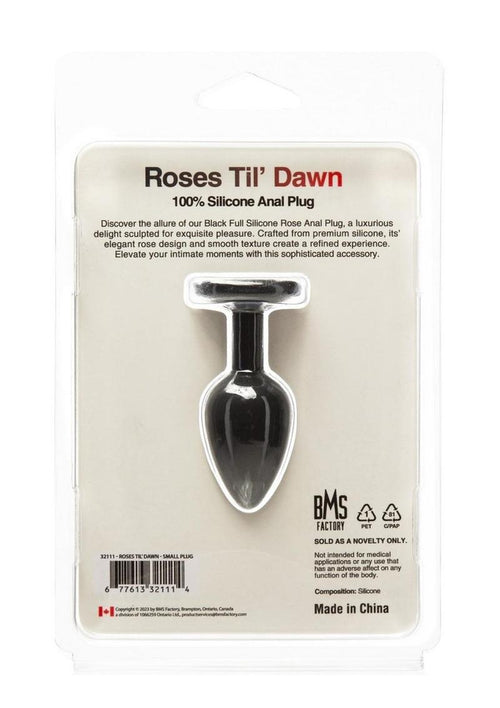 Load image 1 in gallery view. Roses Til Dawn Silicone Butt Plug BMS Factory