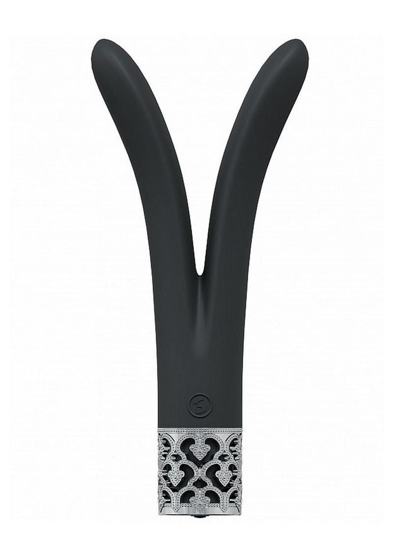 Royal Gems Dueling Queens Rechargeable Silicone Vibrator Royal Gems