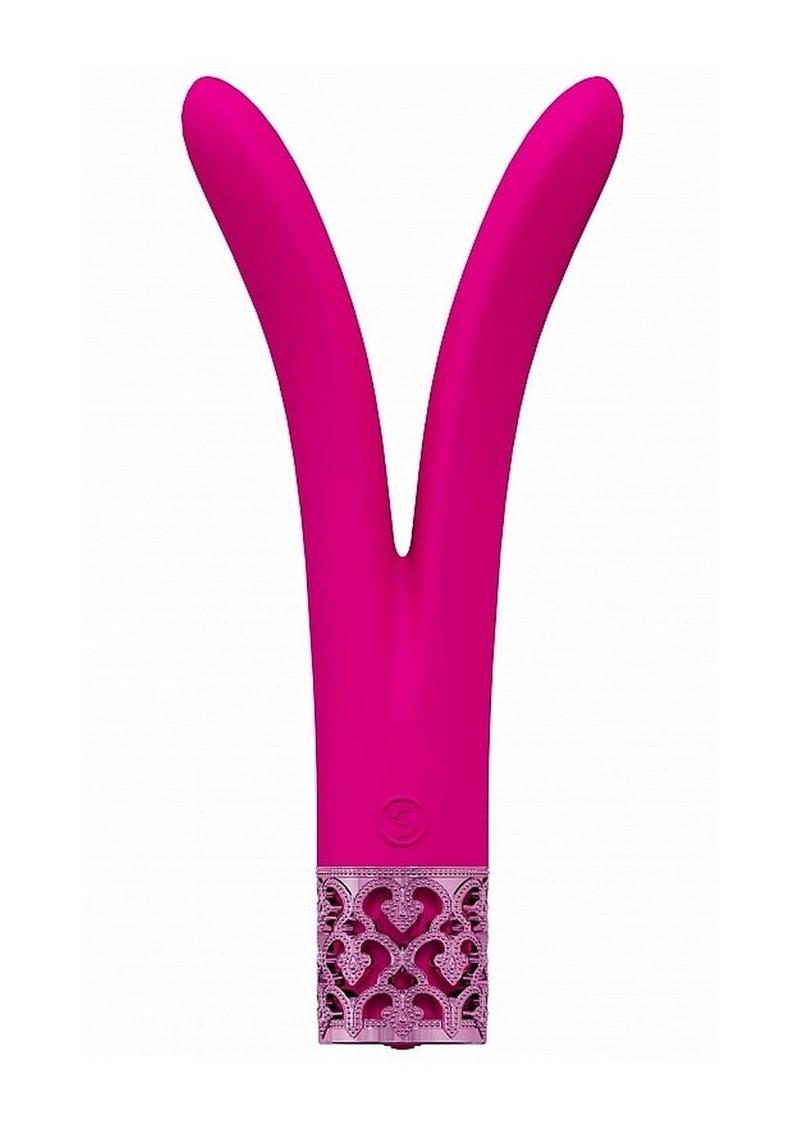 Royal Gems Dueling Queens Rechargeable Silicone Vibrator Royal Gems