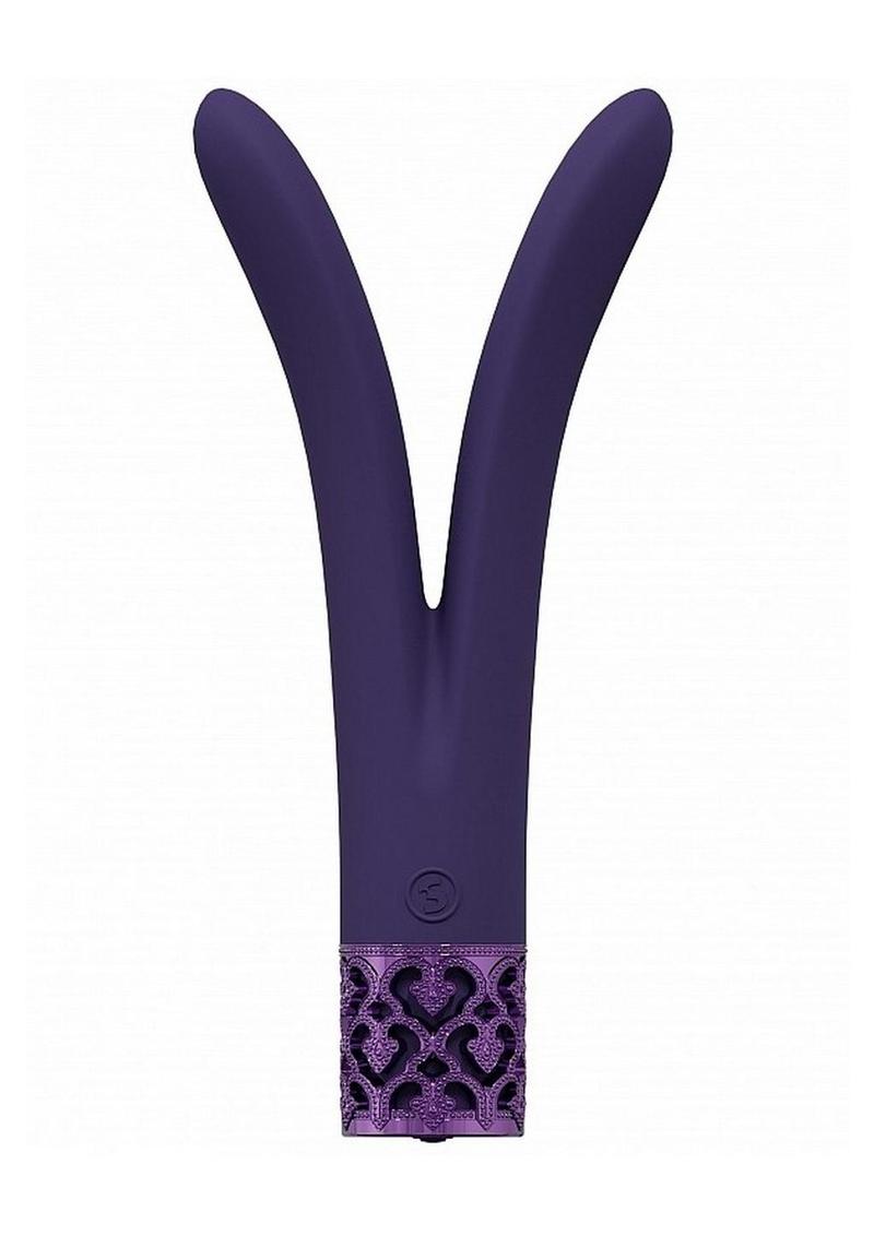 Royal Gems Dueling Queens Rechargeable Silicone Vibrator Royal Gems