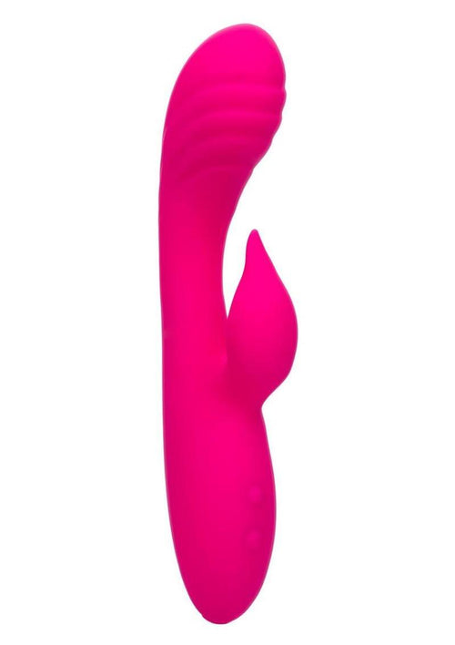 Load image 1 in gallery view. Rumbler Rumble Duo Rechargeable Silicone Rabbit Vibrator - Pink