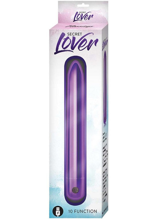 Load image 1 in gallery view. Secret Lover Rechargeable Vibrator - Purple