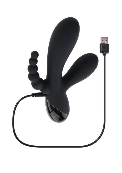 Load image 1 in gallery view. Triple Aces Rechargeable Silicone Triple Vibrator Selopa