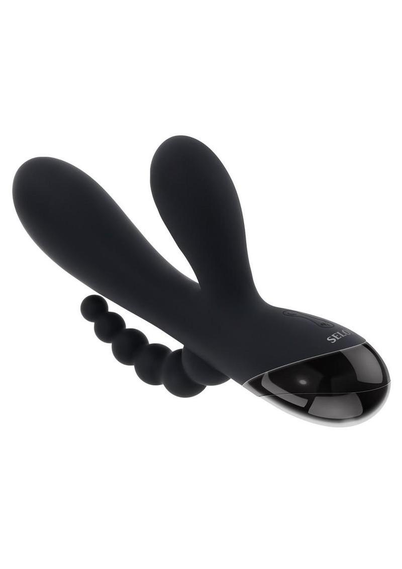 Triple Aces Rechargeable Silicone Triple Vibrator Selopa
