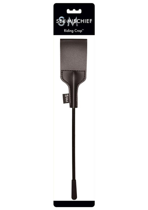 Load image 1 in gallery view. Sex and Mischeif Riding Crop - Black - 17in