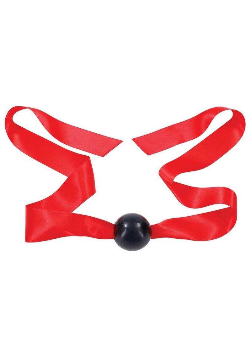Sex and Mischief Amor Satin Ball Gag Sex and Mischief