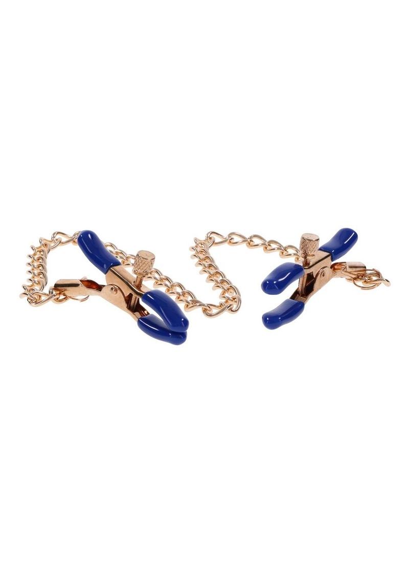 Sex and Mischief Cougar Chained Nipple Clamps Sex and Mischief