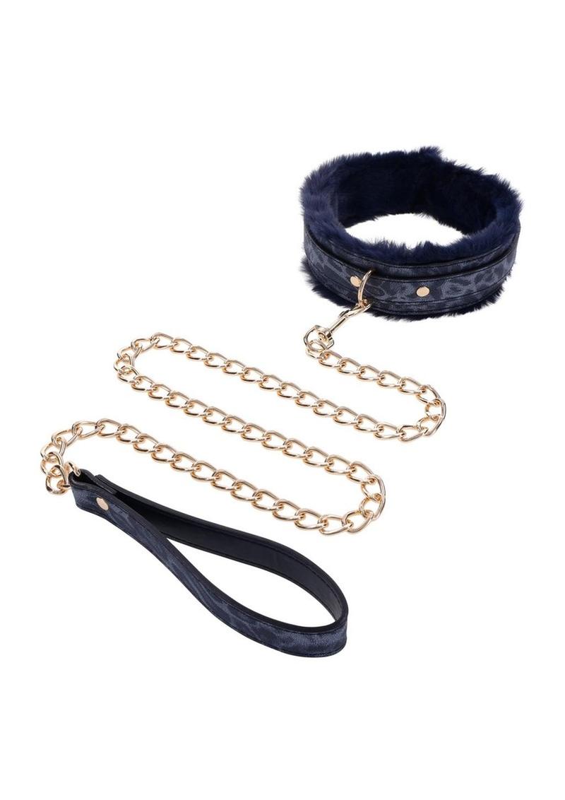 Sex and Mischief Cougar Fur Collar Andamp; Leash Sex and Mischief