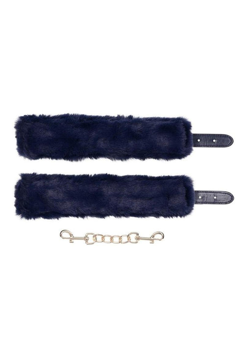 Load image 1 in gallery view. Sex and Mischief Cougar Fur Handcuffs Sex and Mischief