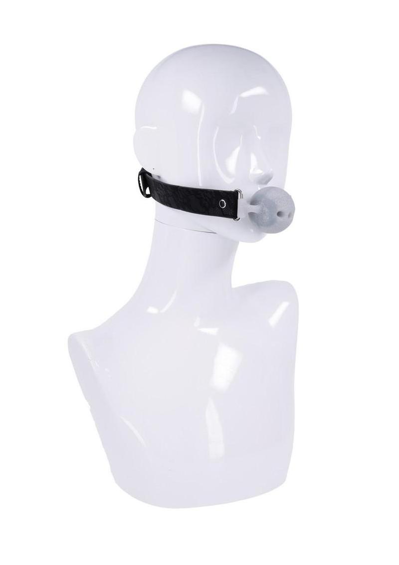 Sex and Mischief Lace Silicone Breathable Ball Gag Sex and Mischief