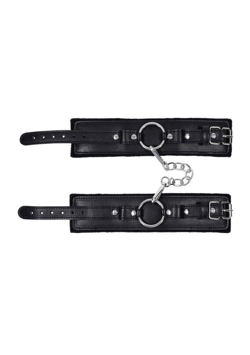 Load image 1 in gallery view. Sex and Mischief Shadow Handcuffs - Black/Silver