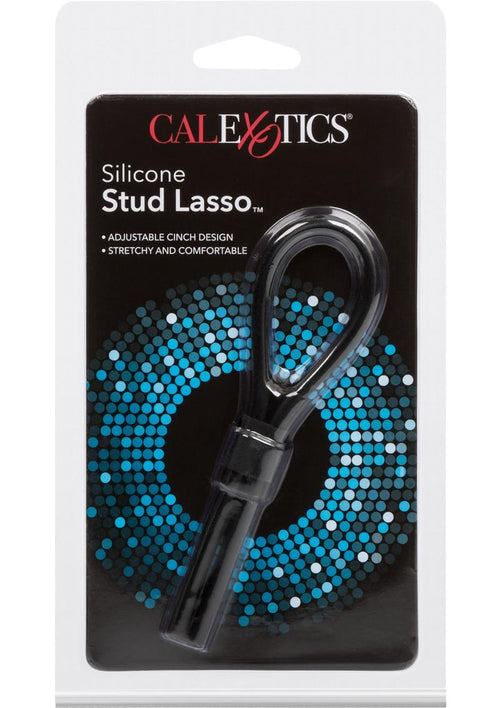 Load image 1 in gallery view. Silicone Stud Lasso Cock Ring - Black