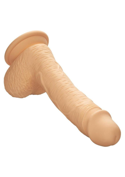 Load image 1 in gallery view. Silicone Studs Dual Density with Suction Cup Base - Vanilla - 6.25in