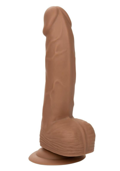 Load image 1 in gallery view. Silicone Studs Realistic Dildo - Caramel - 6in