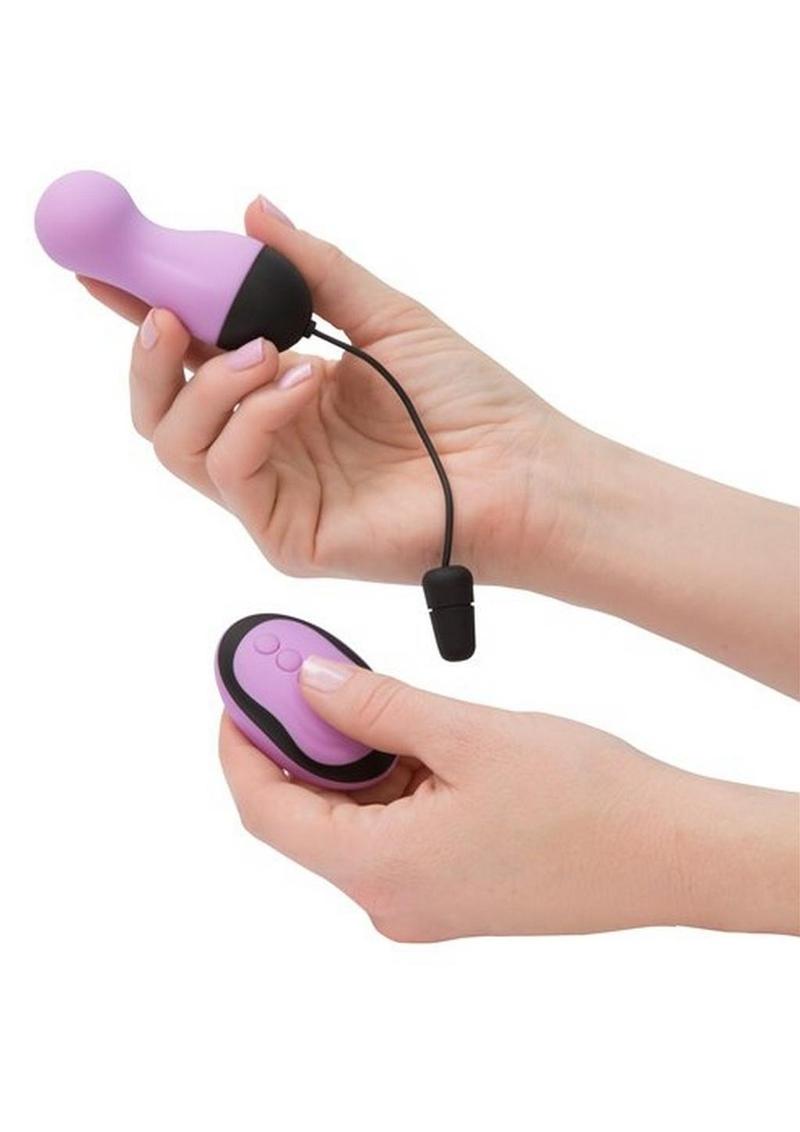Simple and True Vibrating Rechargeable Silicone Egg with Remote Control Powerbullet