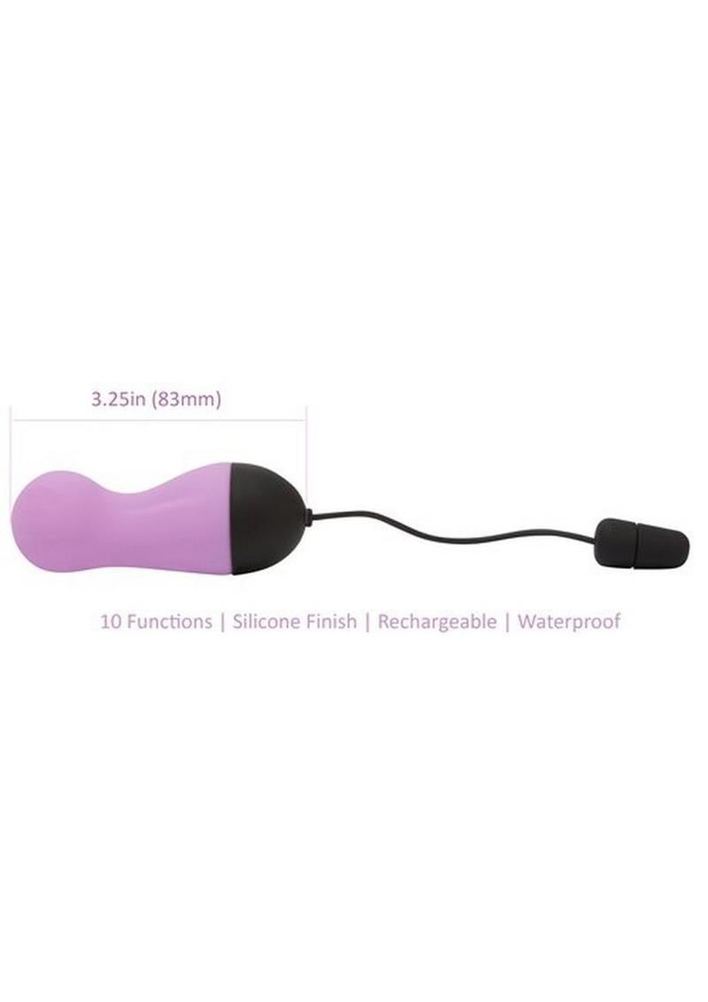 Simple and True Vibrating Rechargeable Silicone Egg with Remote Control Powerbullet
