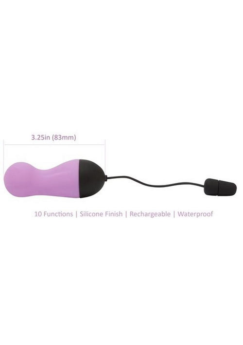 Load image 1 in gallery view. Simple and True Vibrating Rechargeable Silicone Egg with Remote Control Powerbullet