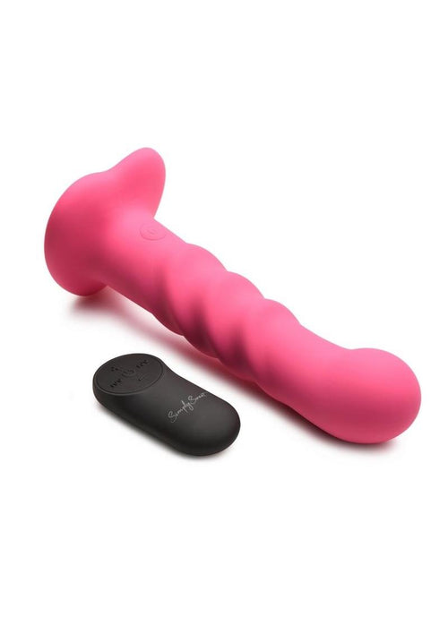 Load image 1 in gallery view. Simply Sweet 21x Vibrating Rechargeable Silicone Dildo with Remote Simply Sweet