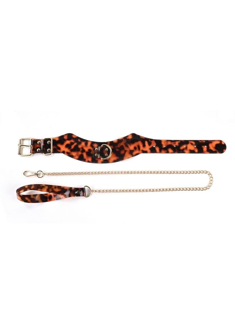 Sincerely Amber Collar and Leash Sincerely