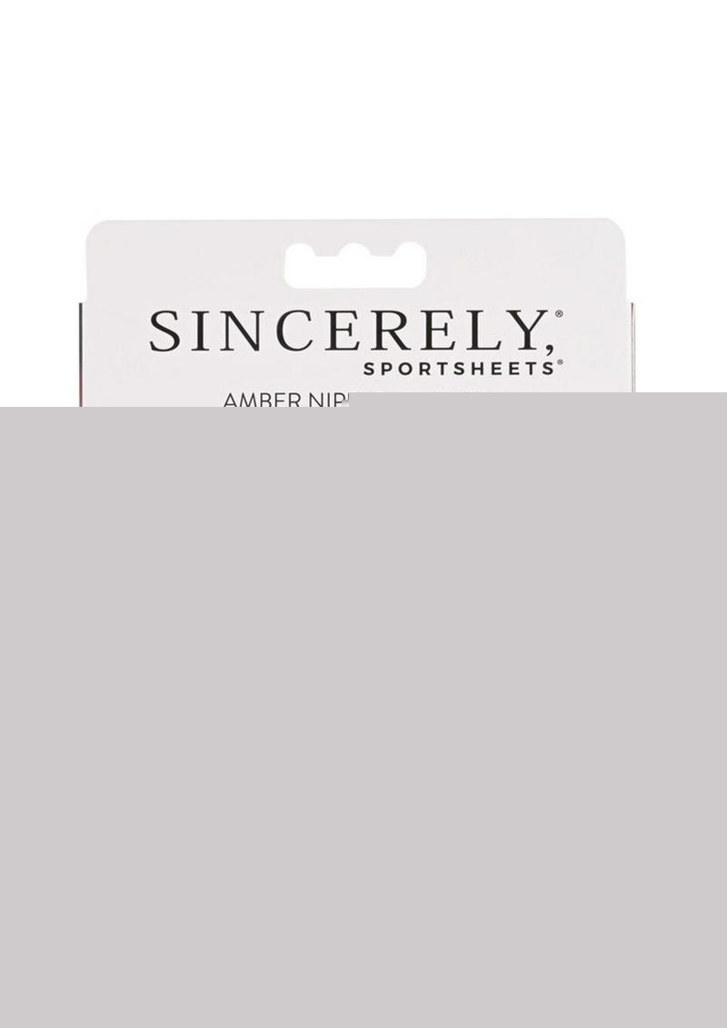 Sincerely Amber Nipple Jewelry Sincerely