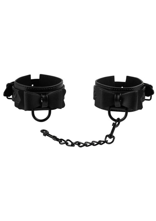 Load image 1 in gallery view. Sincerely Bow Tie Cuffs - Black