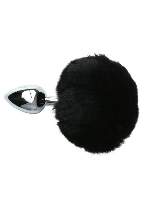 Load image 1 in gallery view. Sincerely Metal Bunny Butt Plug - Black/Metal/Silver
