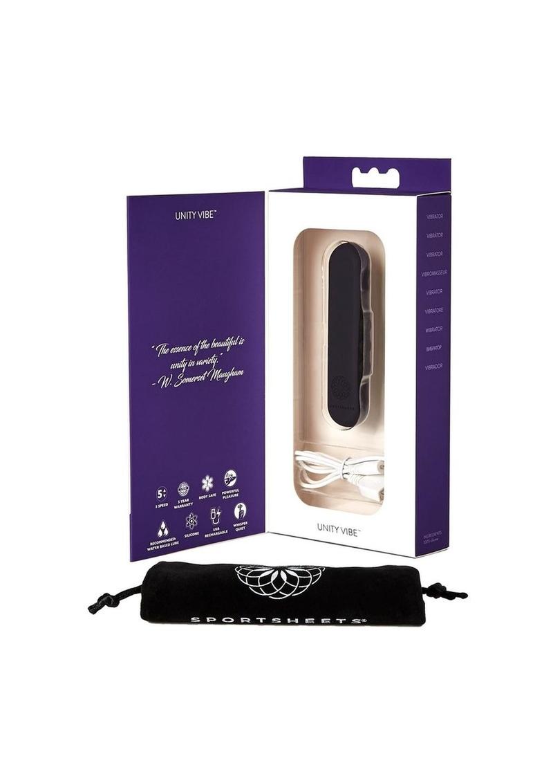 Sincerely Unity Vibe Silicone Rechargeable Vibrator Sincerely