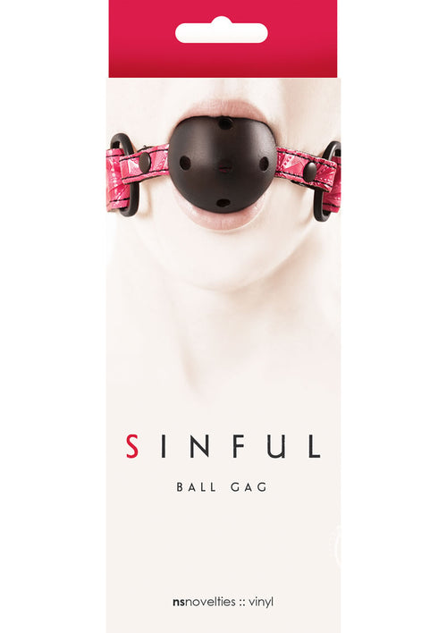 Load image 1 in gallery view. Sinful Ball Gag - Pink
