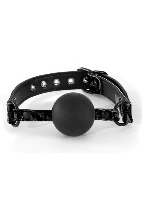 Load image 1 in gallery view. Sinful Silicone Ball Gag - Black