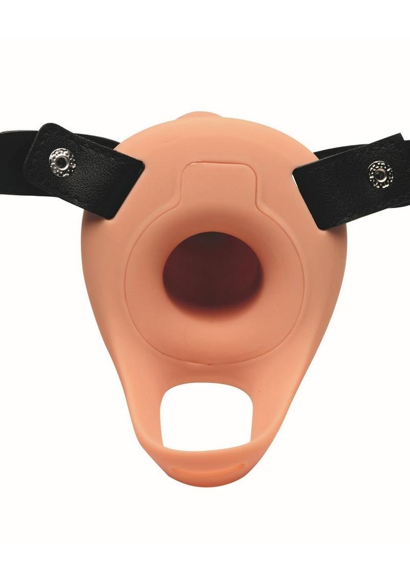 Size Matters 2 Erection 28x Smooth Vibrating Rechargeable Silicone Penis Sheath with Remote Control Size Matters