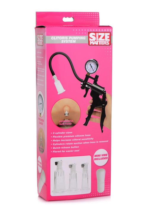 Load image 1 in gallery view. Size Matters Clitoris Pumping System - Clear