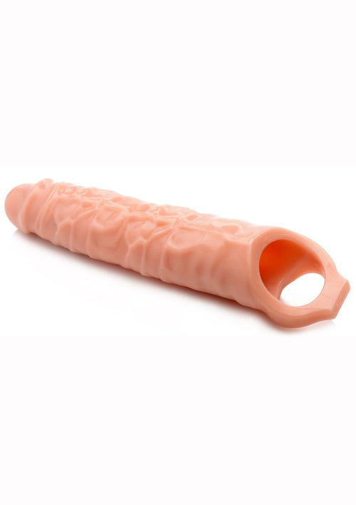 Load image 1 in gallery view. Size Matters Penis Enhancer Sleeve - Flesh/Vanilla - 3in