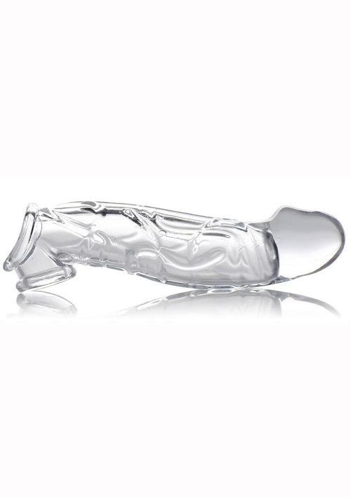Load image 1 in gallery view. Size Matters Penis Extender Sleeve - Clear - 2in