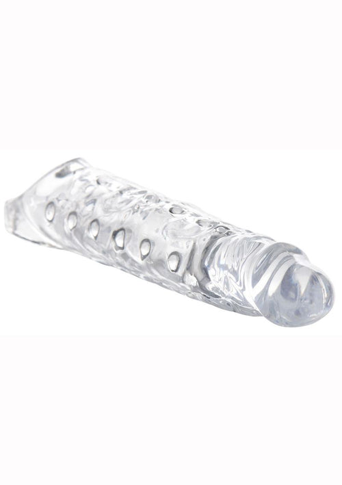 Load image 1 in gallery view. Size Matters Penis Extender Sleeve - Clear - 3in