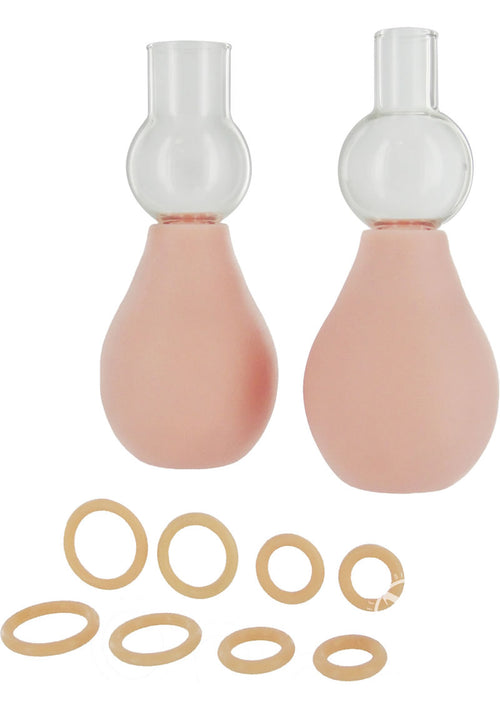 Load image 1 in gallery view. Size Matters Perfect Fit Nipple Enlarger Pumps with O Rings