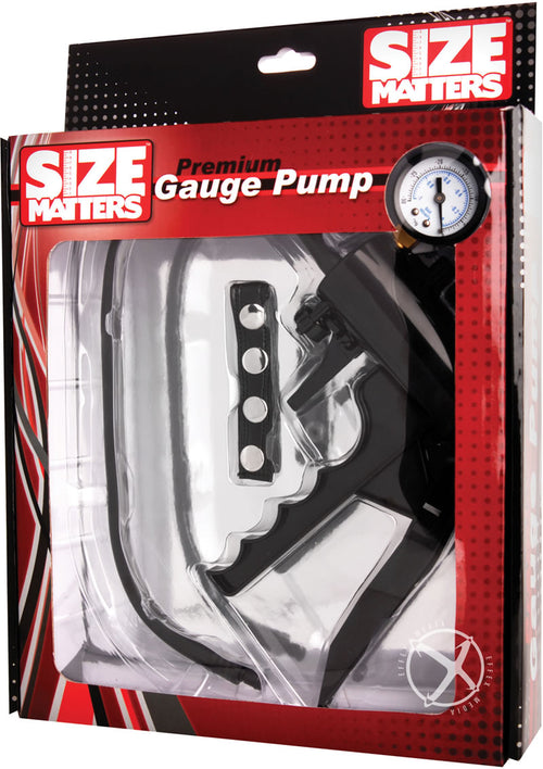 Load image 1 in gallery view. Size Matters Premium Gauge Pump - Black
